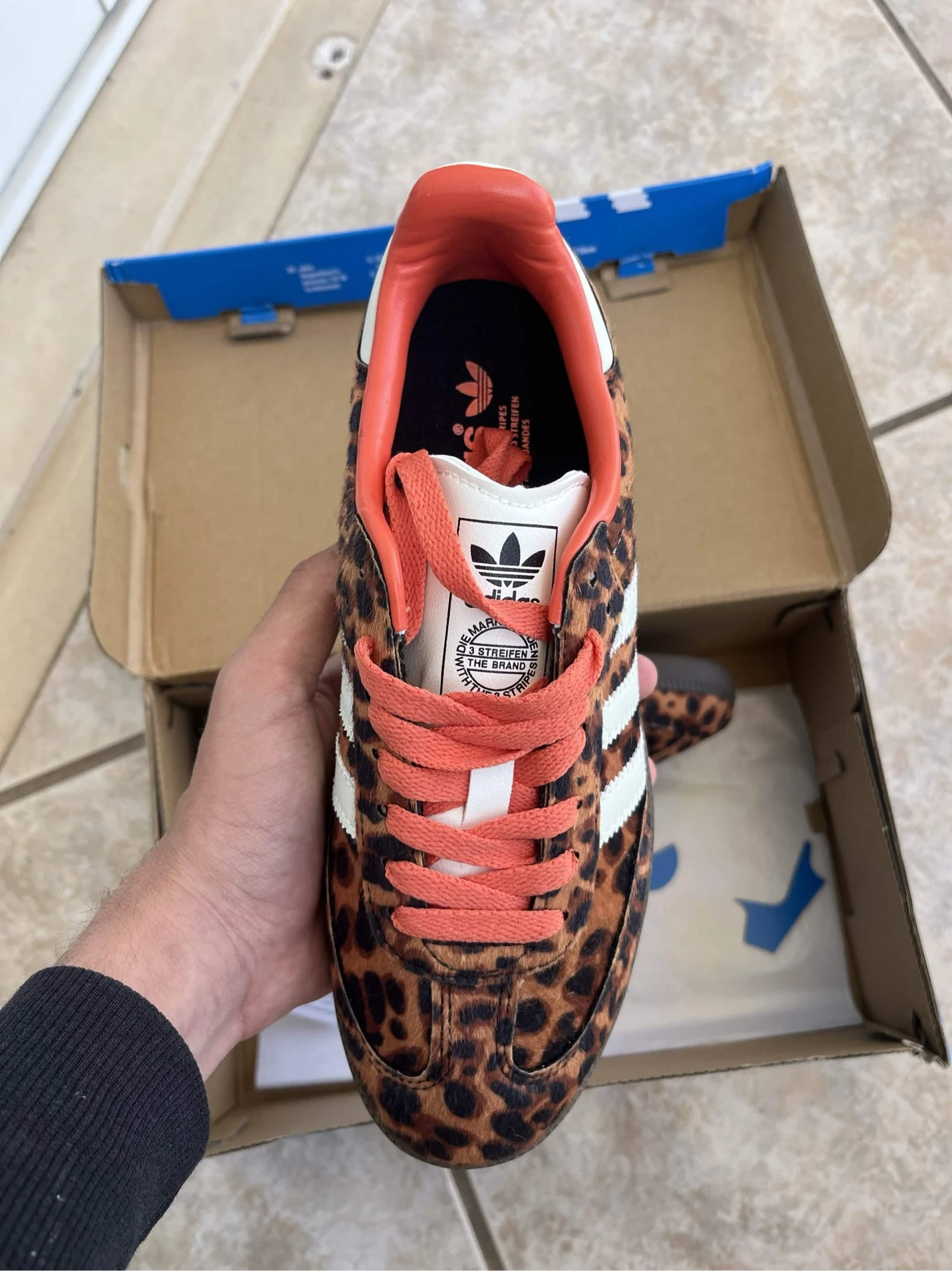 adidas women's standard leopard print sneakers – photo 3
